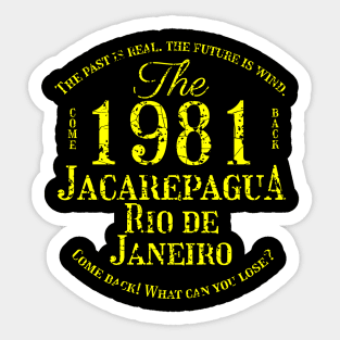 The 1981 Jacarepagua Sticker